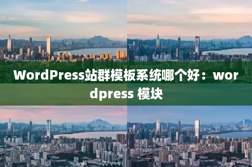 WordPress站群模板系统哪个好：wordpress 模块